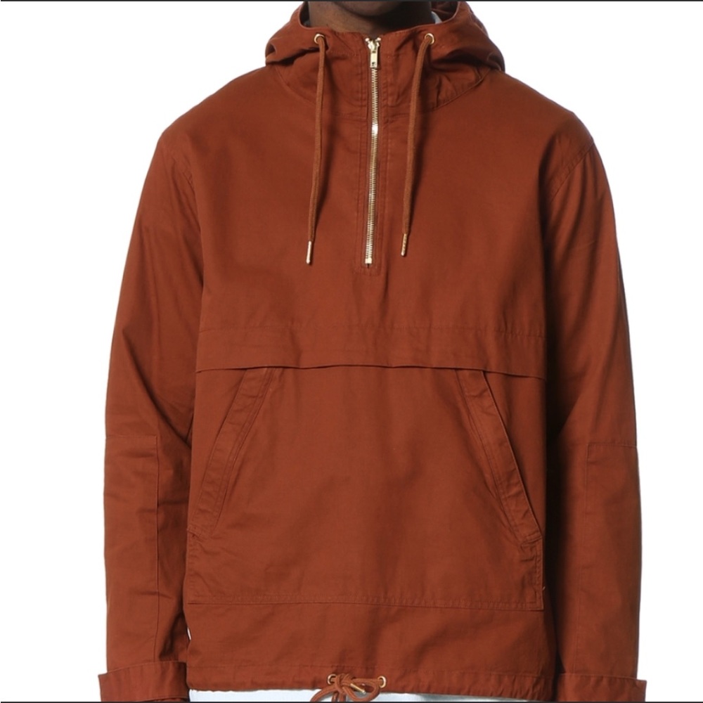 Shades of Grey by Micah Cohen Anorak Jacket, Brown, Medium